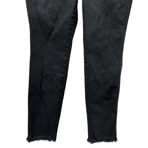 WE The Free Womens Black High Rise Coated Shimmer Denim Skinny Jeans 32 - Picture 10 of 13
